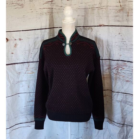Vintage Alps Merrimac Valley New England Fair Isle Nordic Sweater Size Large - Picture 1 of 5